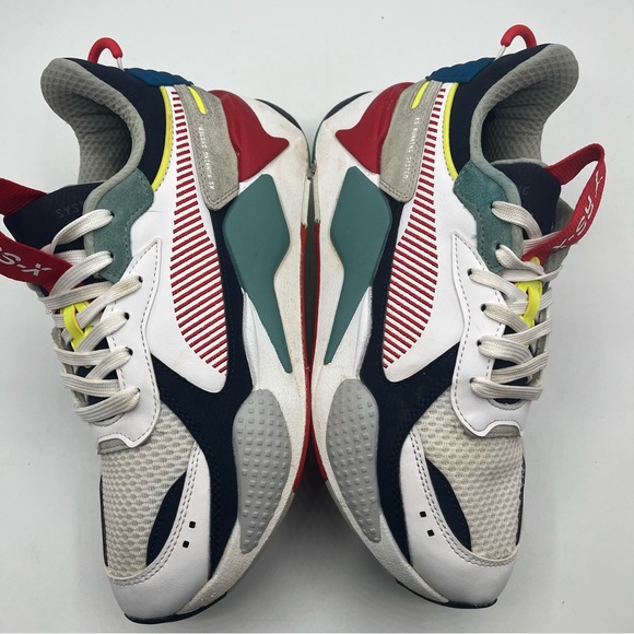 RS-X Jr Parisian White Blue Red 386894-01 Size 7C Youth - Picture 13 of 13